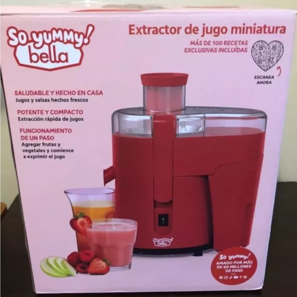 So Yummy by bella Mini Juicer Red Excellent Condition - Picture 2 of 2